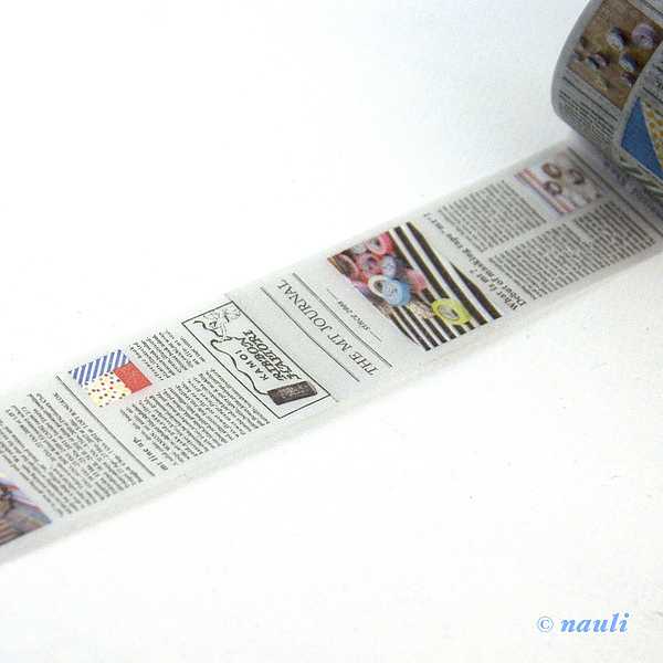 MT Washi Tape Washi Masking Tape Englische Zeitung bei Nauli and Stories