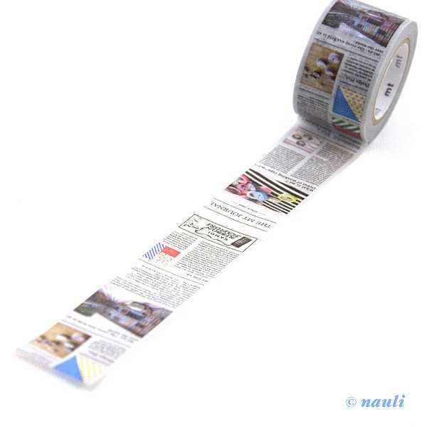 MT Washi Tape Washi Masking Tape Englische Zeitung bei Nauli and Stories