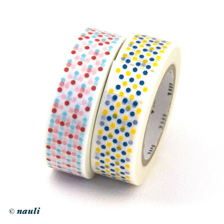 MT Washi Tape Washi Masking Tape marble scarlet gelb bei Nauli and Stories
