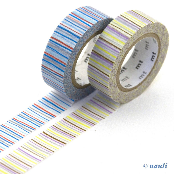MT Washi Tape Washi Masking Tape shima ao murasaki bei Nauli and Stories