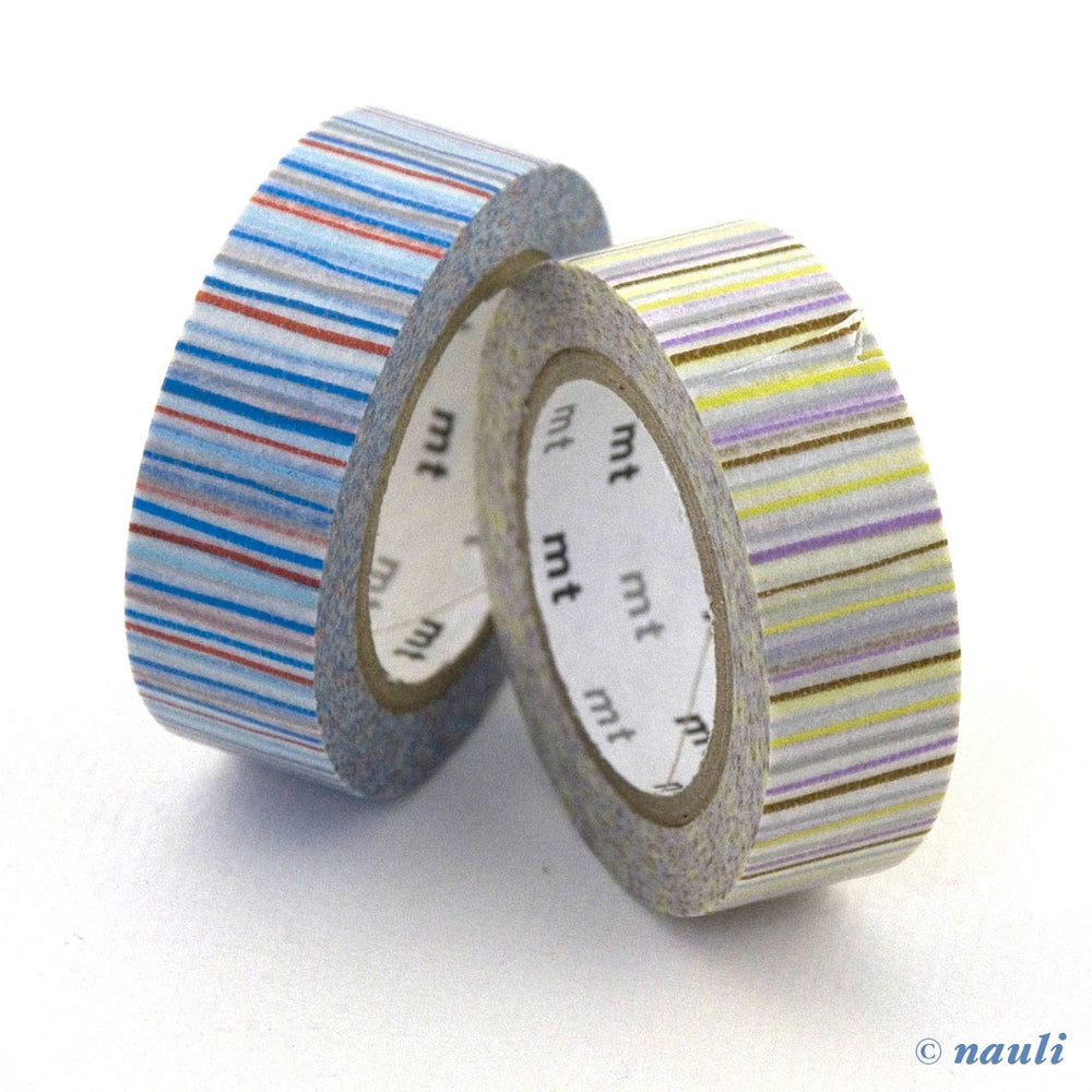 MT Washi Tape Washi Masking Tape shima ao murasaki bei Nauli and Stories