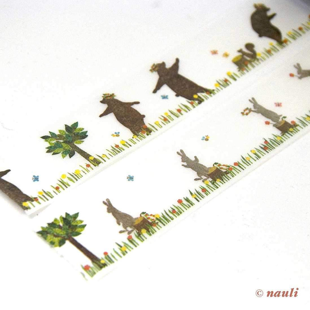 MT Washi Tape Washi Tape / Masking Tape - Hasen & Bären & Eichhörnchen bei Nauli and Stories