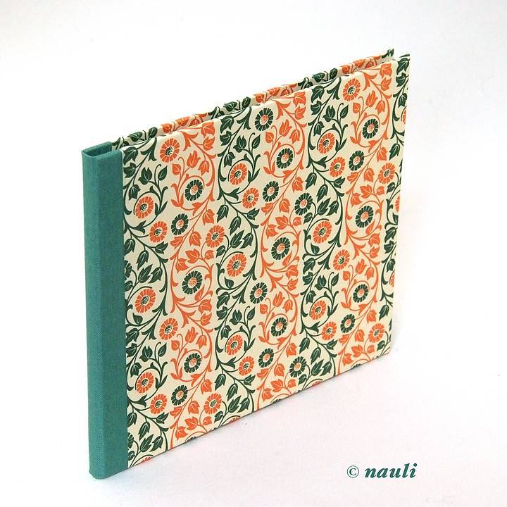Nauli CD / DVD Hülle für 1 CD CD/ DVD Hülle floral grün orange bei Nauli and Stories