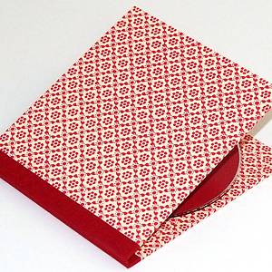 Nauli CD / DVD Hülle für 1 CD CD / DVD Hülle grafische Blumen rot bei Nauli and Stories