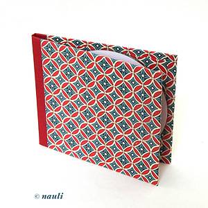 Nauli CD / DVD Hülle für 1 CD CD/DVD Hülle Retro Lotus rot bei Nauli and Stories