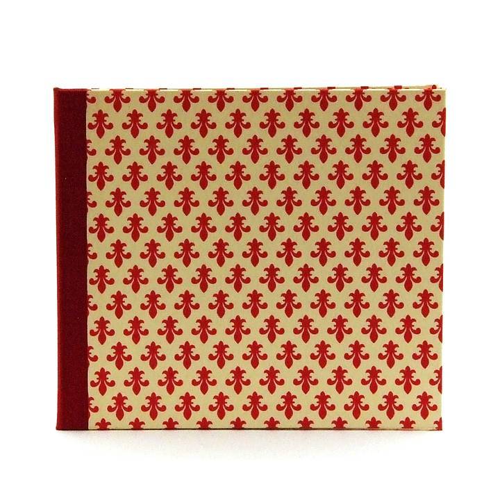 Nauli CD / DVD Hülle für 1 CD CD Hülle fleur de lys rot bei Nauli and Stories