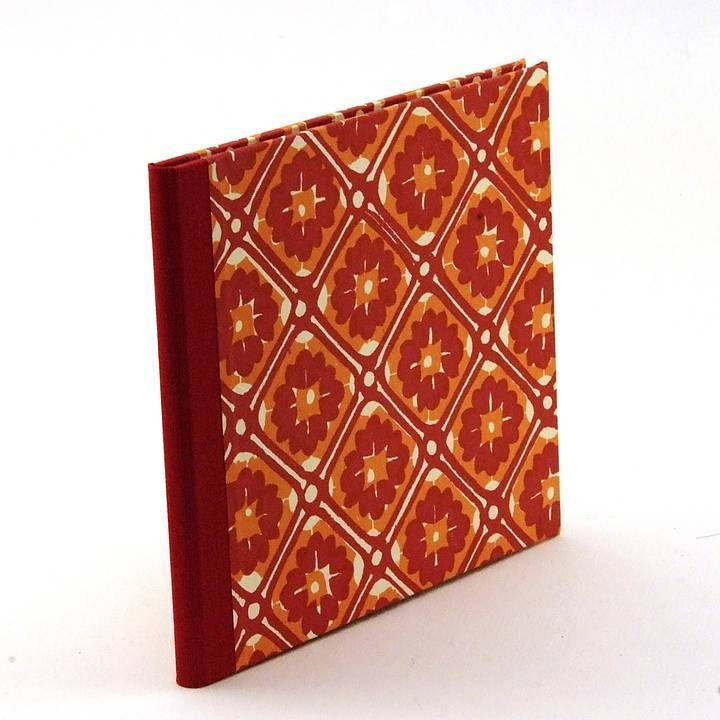 Nauli CD / DVD Hülle für 1 CD CD Hülle in rote Batik bei Nauli and Stories