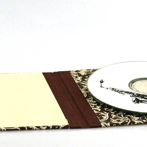 Nauli CD / DVD Hülle für 1 CD CD Hülle Renaissance Ornament braun bei Nauli and Stories