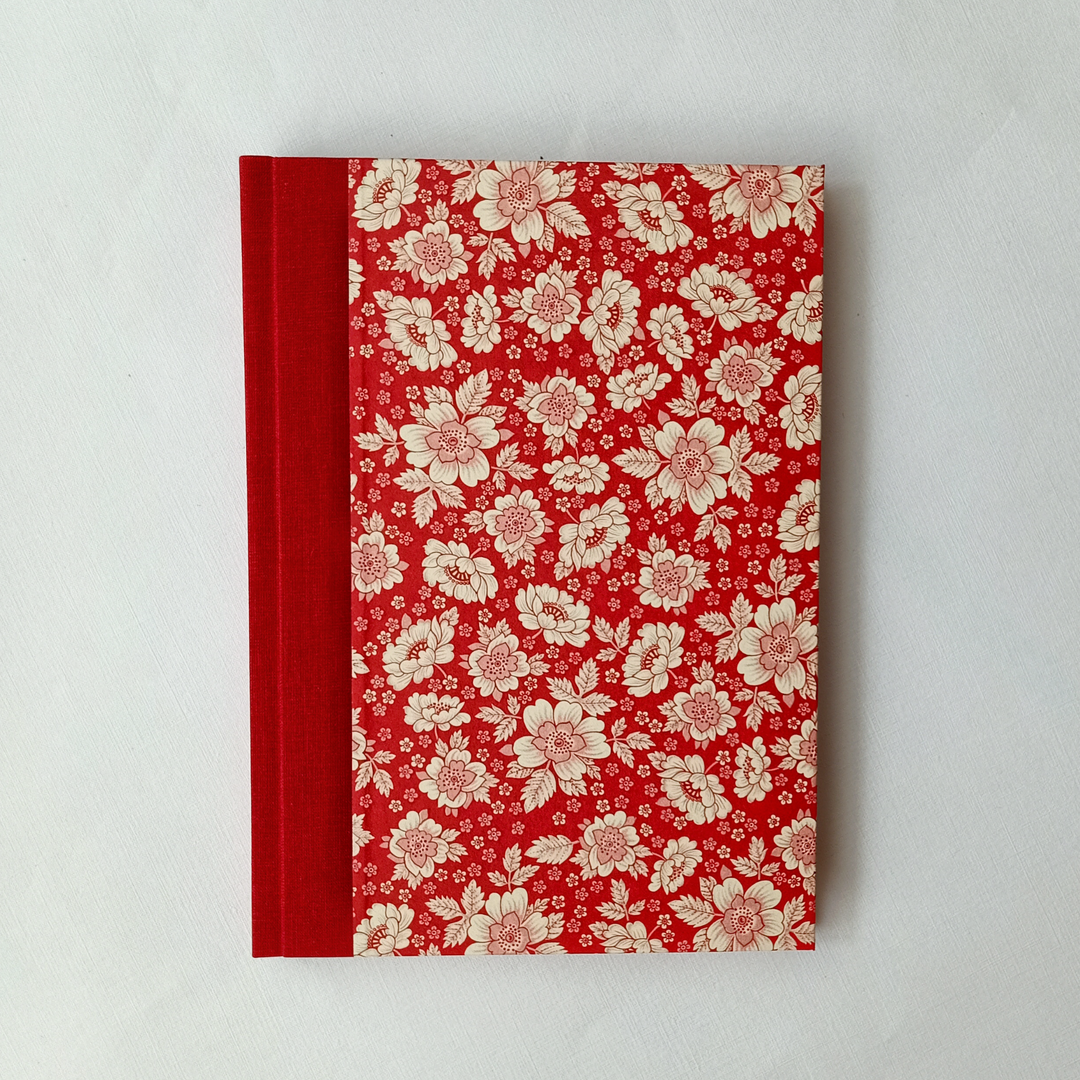 nauli Notizbuch DIN A5 Notizbuch A5 Englische Rosen rot bei Nauli and Stories