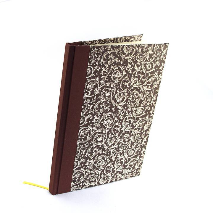 nauli Notizbuch DIN A5 Notizbuch DIN A5 Renaissance Ornament braun bei Nauli and Stories