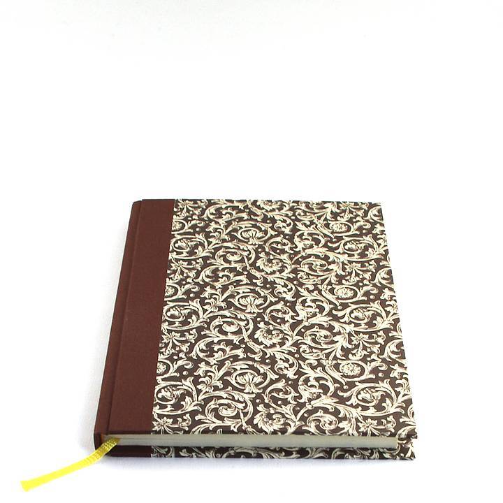 nauli Notizbuch DIN A5 Notizbuch DIN A5 Renaissance Ornament braun bei Nauli and Stories