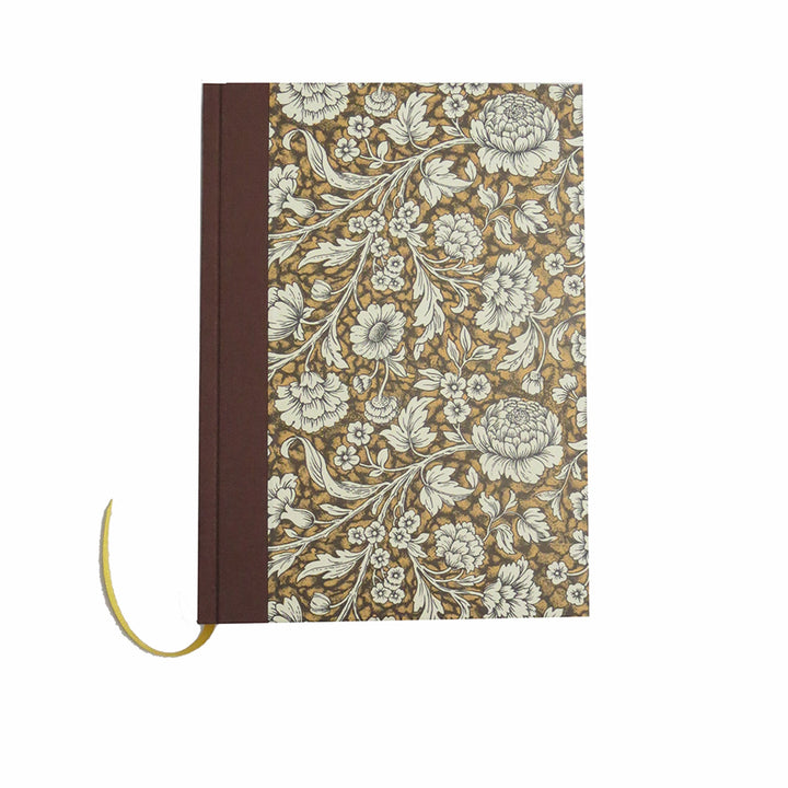 Nauli Registerbuch / Kochbuch Register Buch / Kochbuch Renaissance Blumen braun bei Nauli and Stories