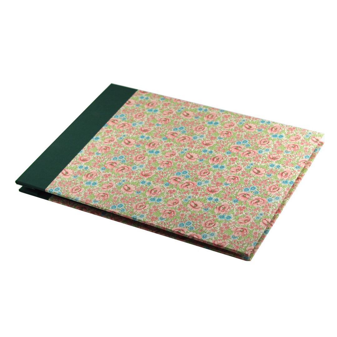 Nauli Schraubalbum XL Fotoalbum DinA4  Blumenwiese rosa grün bei Nauli and Stories