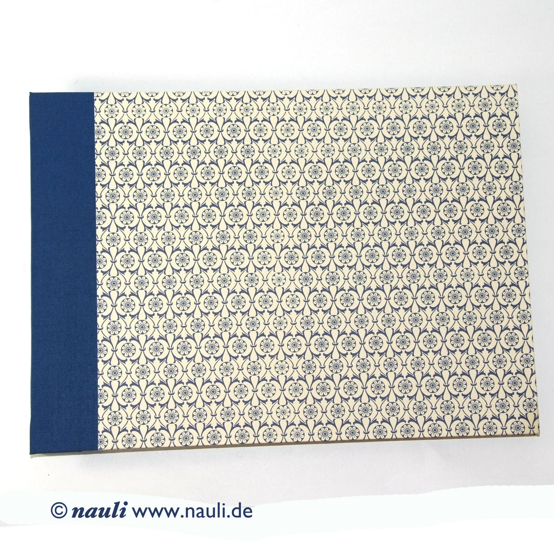 Nauli Schraubalbum XL Fotoalbum DinA4 holländische Fliesen blau bei Nauli and Stories