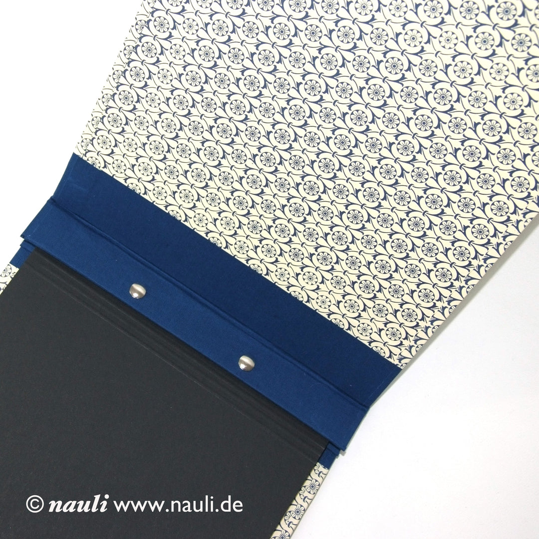 Nauli Schraubalbum XL Fotoalbum DinA4 holländische Fliesen blau bei Nauli and Stories