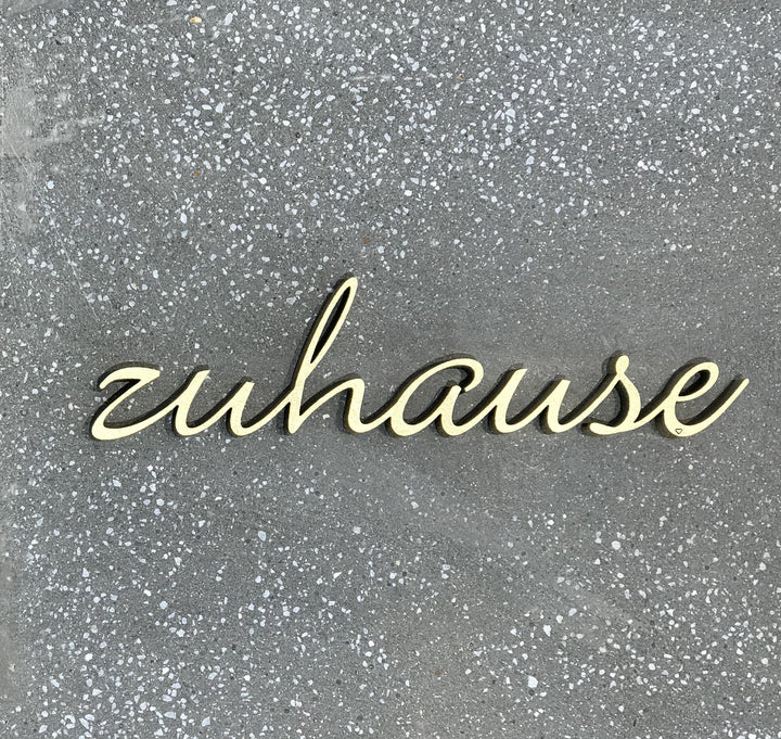 NoGallery Schriftzug zuhause - 3D Schriftzug bei Nauli and Stories