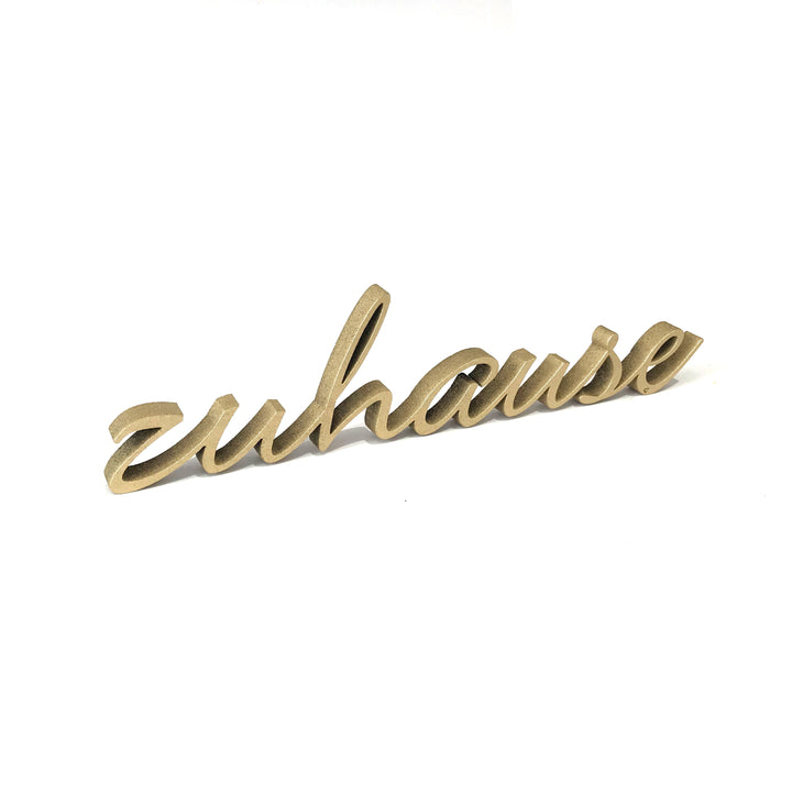 NoGallery Schriftzug zuhause - 3D Schriftzug bei Nauli and Stories