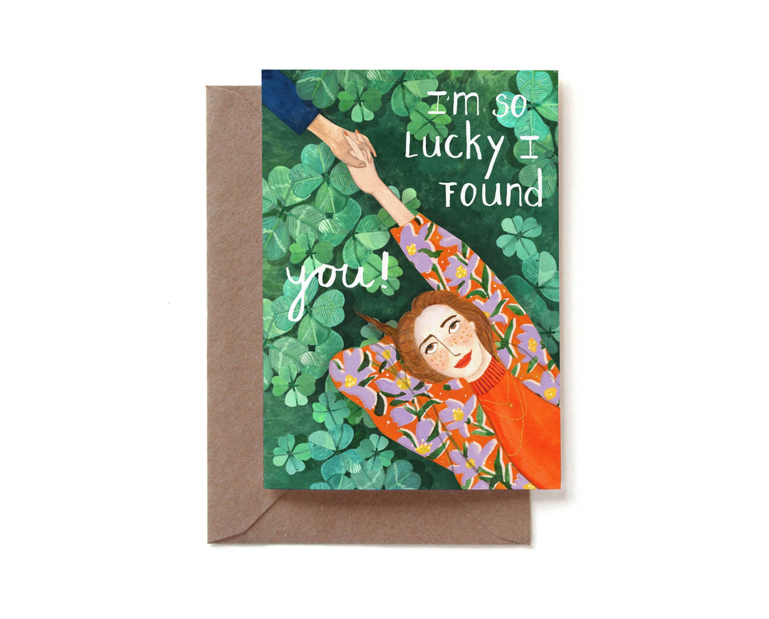Reddish Design Freundschaft Grußkarte - So froh, dich gefunden zu haben! bei Nauli and Stories