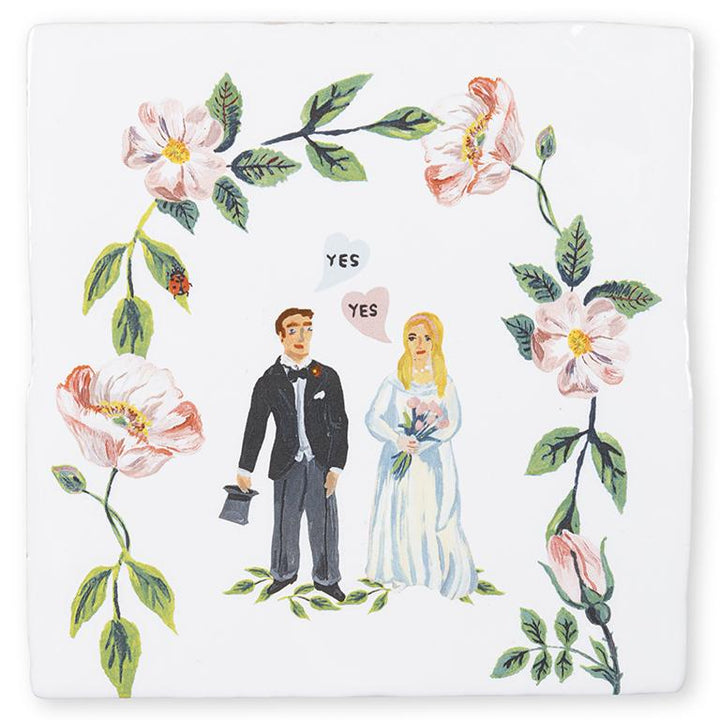 StoryTiles StoryTiles 10x10cm She said yes! - StoryTiles zur Hochzeit bei Nauli and Stories