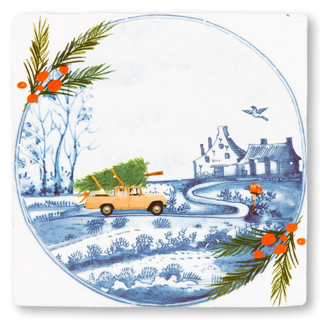 StoryTiles StoryTiles 10x10cm Driving home for Christmas - Story Tiles bei Nauli and Stories