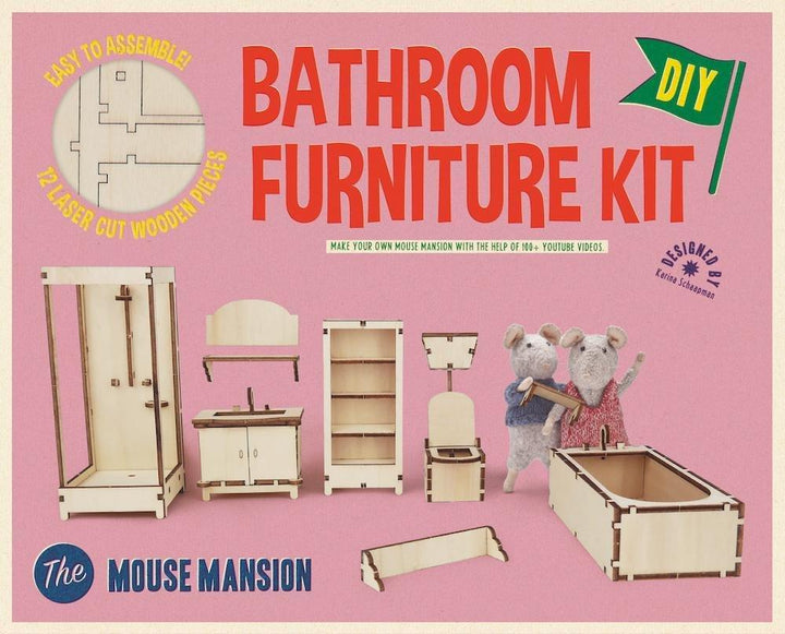 Das Mäusehaus Puppenhausmöbel Das Mäusehaus Möbelset Badezimmer bei Nauli and Stories