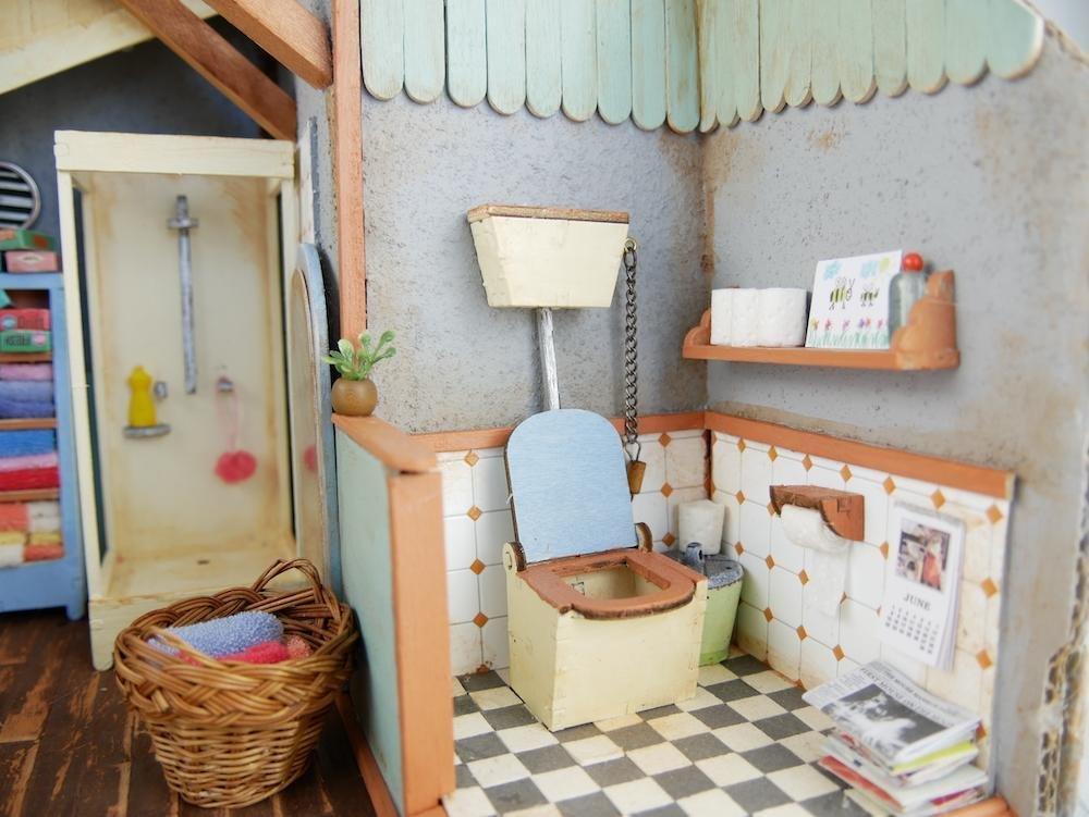 Das Mäusehaus Puppenhausmöbel Das Mäusehaus Möbelset Badezimmer bei Nauli and Stories