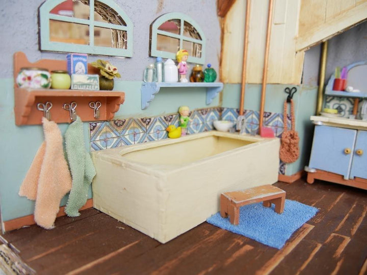 Das Mäusehaus Puppenhausmöbel Das Mäusehaus Möbelset Badezimmer bei Nauli and Stories