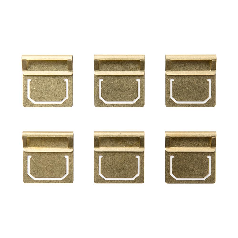 Traveler's Company Index Clips TRAVELER'S COMPANY Brass Index Clips bei Nauli and Stories