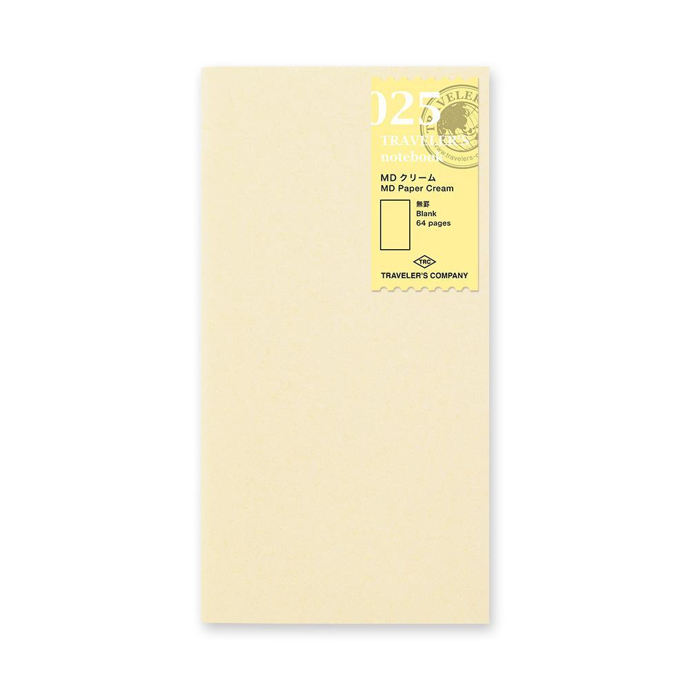 Traveler's Company Notizbuch TRAVELER'S notebook regular 025 blank paper cream bei Nauli and Stories